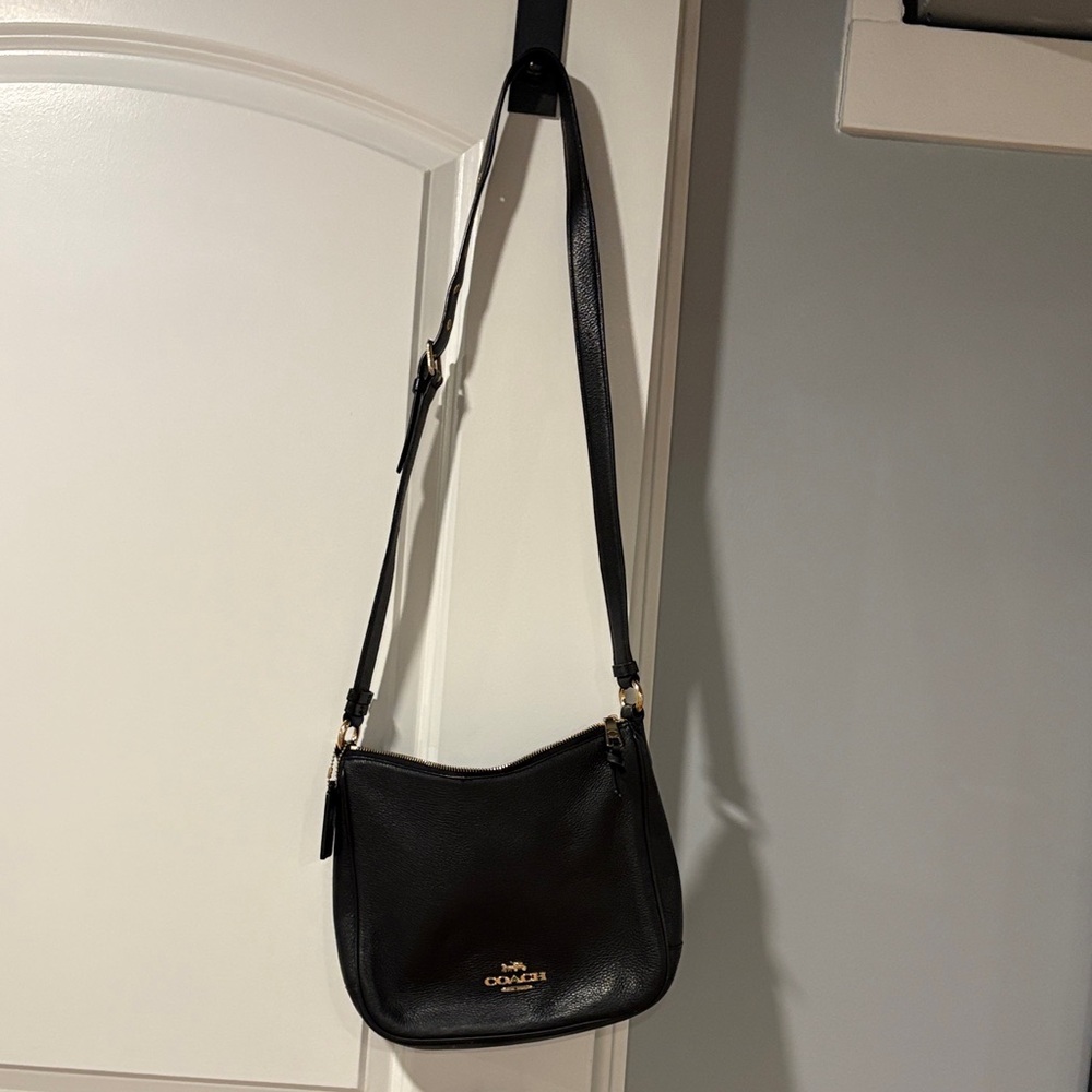 Coach Sleek Black Crossbody Bag